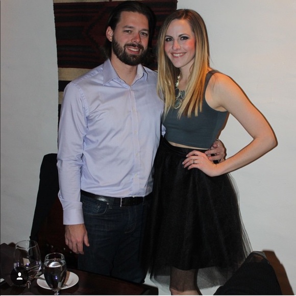 SOLD-Hues of Ego Custom-made Black Tulle Skirt - Picture 2 of 8